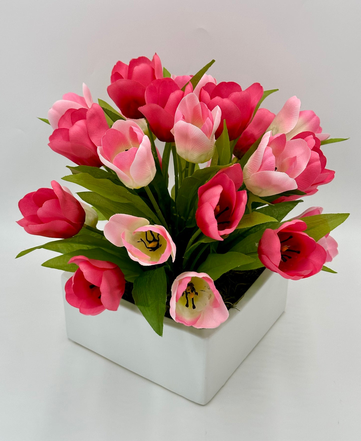 Pretty Pink Tulip Arrangement